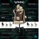 Кресло игровое геймерское Бюрократ VIKING 7 KNIGHT B FABRIC черный текстиль/эко.кожа крестовина металл. Фото товара с разных ракурсов.