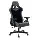 Кресло игровое геймерское Бюрократ VIKING 7 KNIGHT B FABRIC черный текстиль/эко.кожа крестовина металл. Фото товара с разных ракурсов.