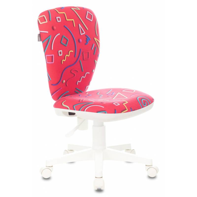 Кресло детское Бюрократ KD-W10 малиновый Sticks 05 крестовина пластик пластик белый главное фото